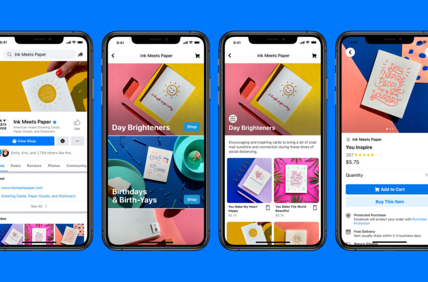  Facebook presenta SHOP per aiutare le piccole imprese a vendere online